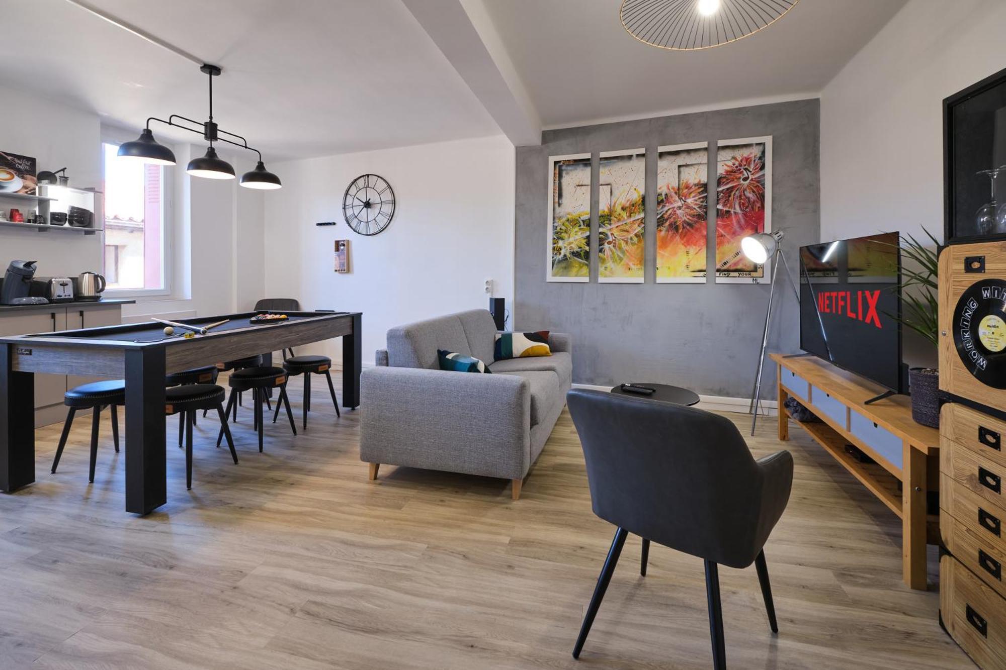 Magnifique*T4*Centre Ville*Wifi*Billard*Netflix* Limoux Ngoại thất bức ảnh